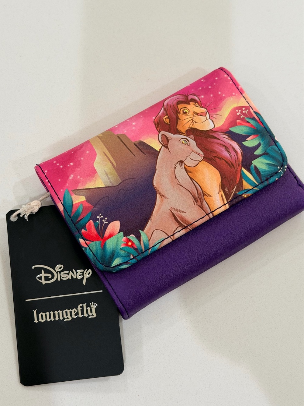 Loungefly Disney Lion King Nala & Simba Pride Rock Mini Wallet